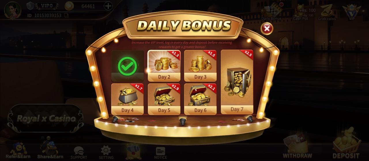 Daily Bonus